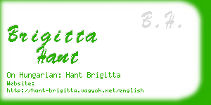 brigitta hant business card